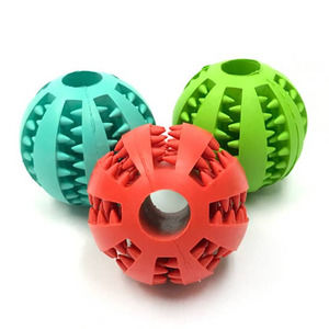 Dura Tuff Gripper Treat Balls No Sound Dog Toy bnwt